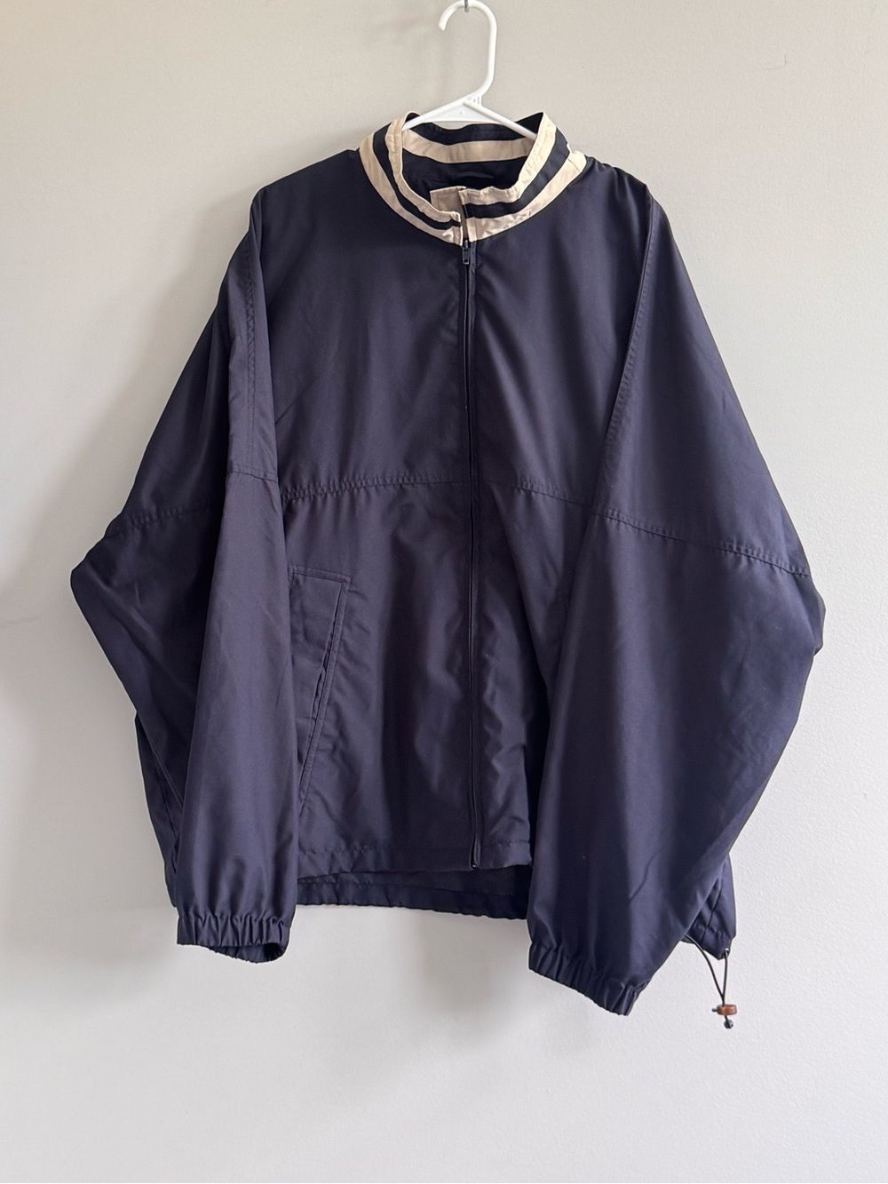Cutter & Buck Navy Full Zip Windbreaker Jacket‎ XXL Golf Lightweight